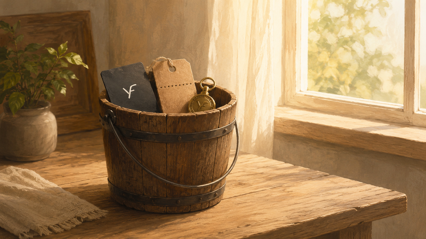 A bucket-backed experience